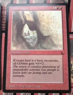 GOBLIN CAVES / GOBLIN SHRINE (1 each) mtg EX/NM The Dark Common - Image 3