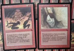 GOBLIN CAVES / GOBLIN SHRINE (1 each) mtg EX/NM The Dark Common - Image 4