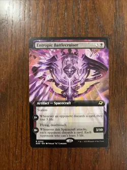 Entropic Battlecruiser (Extended Art) 332 NM MTG Edge of Eternities Magic - Image 1