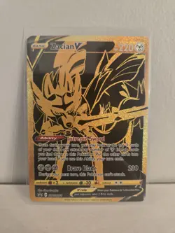 Pokemon Zacian V SWSH076 SWSH Promo Full Art Holo 220 HP English 2020 - Image 1