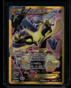 Pokemon TCG Alakazam ex 125/124 XY Fates Collide Secret Rare NM/LP - Image 1