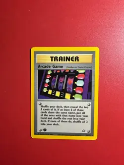 Pokemon TCG Arcade Game 83/111 Neo Genesis Trainer Vintage WOTC NM - Image 1