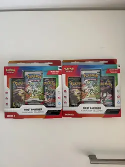 2 x Pokemon TCG First Partner Illustration Collection Series 2 - Image 1