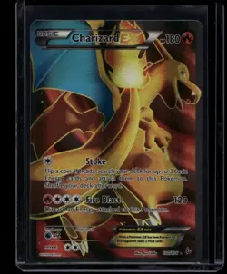 Pokemon TCG Charizard EX 100/106 XY Flashfire Full Art Ultra LP - Image 1