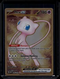 Pokemon TCG Mew ex 205/165 carlet & Violet 151 Metal Promo NM - Image 1