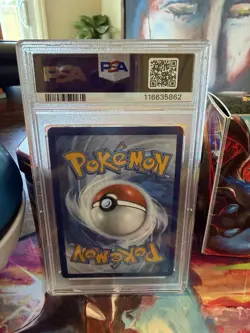 2024 Pokemon TWM Applin Illustration Rare #185 PSA 9 - Image 2