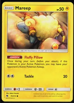 Mareep 75/214 Common Lost Thunder Near Mint - Image 1