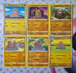 Pokemon Diglett & Dugtrio Bundle Ground Fighting Darkness Ablaze Chilling Reign - Image 1