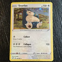 Pokemon TCG Snorlax Rebel Clash 141/192 Holo - Image 1