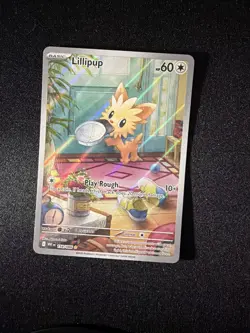 Lillipup 154/086 IR Illustration Rare White Flare SV Pokemon TCG English - Image 1