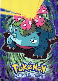 Pokemon Venusaur Card #03 Topps Non Holo E3 of 12 - Image 1