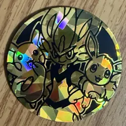 Pokemon TCG Conference, Pikachu, Eevee Jumbo Coin Collectible Plastic - Image 1