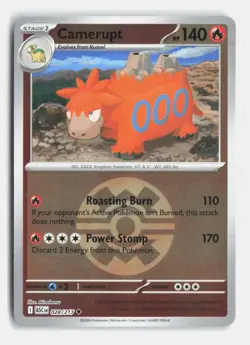 Camerupt (Quick Ball) 028/217 Uncommon Ascended Heroes Reverse Holo Near Mint - Image 1