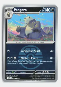 Pangoro (Love Ball) 140/217 Uncommon Ascended Heroes Reverse Holo Near Mint - Image 1