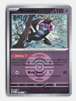 Munkidori (Dusk Ball) 099/217 Rare Ascended Heroes Reverse Holo Near Mint - Image 1