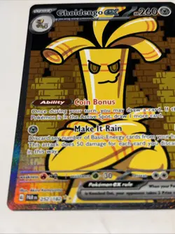 Pokemon TCG Gholdengo ex Paradox Rift 252/182 Holo Special Illustration Rare - Image 2