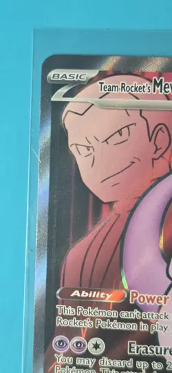 Pokemon TCG - Team Rocket's Mewtwo EX 213/182 - FULL ART NM - Image 3