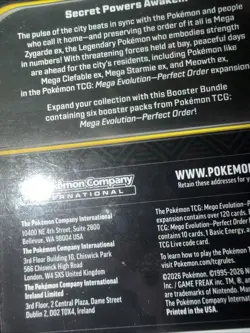 Pokemon Mega Evolution Perfect Order Booster Box SEALED - Image 2