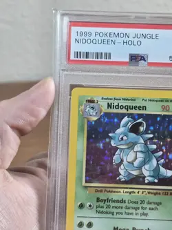 1999 Pokemon TCG Jungle Nidoqueen Holo 7/64 PSA 8 Unlimited Edition - Image 2