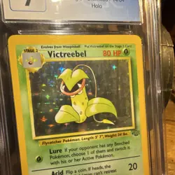 CGC Blue Label 9 MINT Holo Victreebel 1999 Jungle Unlimited Rare #14/64 - Image 3