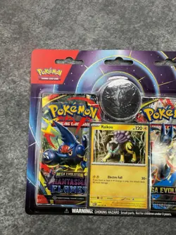 Pokemon TCG Mega Evolution & Phantasmal Flames 2‑Pack Blister Raikou NEW - Image 2