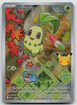 Chikorita 046 ME: Mega Evolution Promo Pokemon Holo NM - Image 1