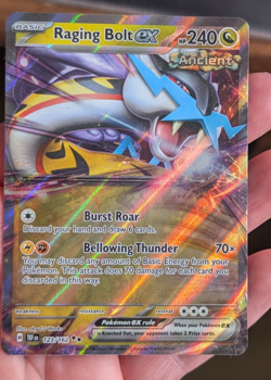 Raging Bolt ex 123/162 Double Rare Temporal Forces Pokemon Near Mint - Image 1