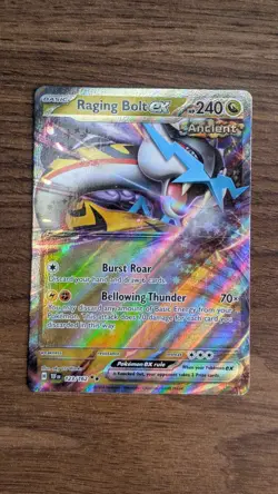 Raging Bolt ex 123/162 Double Rare Temporal Forces Pokemon Near Mint - Image 2