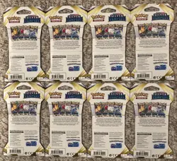 Lot of 8 Pokemon TCG - Silver Tempest Sealed Sleeved Booster Packs - Image 2