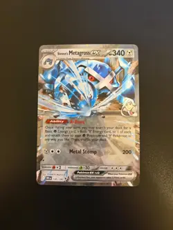 Pokemon Steven's Metagross ex 145/182 DRI Destined Rivals NM - Image 1