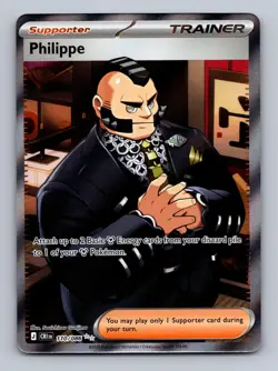 Philippe 110/086 Holo Ultra Rare Chaos Rising Pokemon Near Mint - Image 1