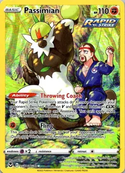 Pokemon Passimian SWSH12: Silver Tempest Trainer Gallery TG08/TG30 NM (SKU 1-4) - Image 1