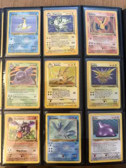 Complete Fossil Set 62/62 Pokemon 1999 LP - Image 2