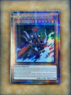 Yugioh Gorz the Emissary of Darkness RA03-EN210 Quarter Century Rare 1st Ed NM - Image 1