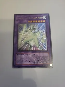Yugioh Elemental Hero Glow Neos STON-EN036 (Ultra Rare) Unlimited #Y162 VLP/NM! - Image 1
