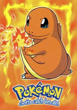 Pokemon #04 Charmander Card E4 Of 12 Topps Stage 1 - Image 1