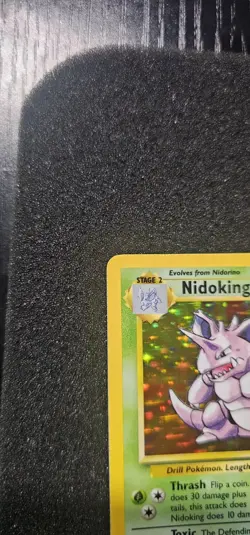 Pokemon TCG Nidoking Base Set Holo Unlimited Rare Card 11/102 NM Condition - Image 3