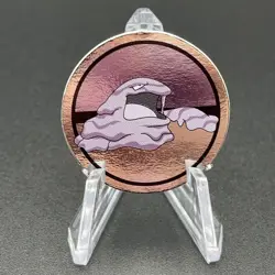 Muk Pokemon Paper Ginpika Medal Card Nintendo Japanese Rare TCG S206-106 - Image 1