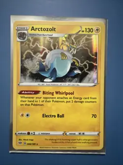Pokemon TCG Arctozolt Holo Rare Darkness Ablaze Card 066/189 NM Condition - Image 1