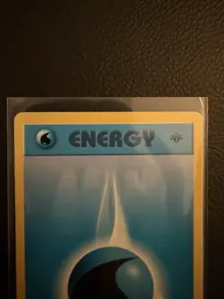 WATER ENERGY Pokemon Card WOTC 1st Edition Base Set Shadowless 102/102 NM (B) - Image 2