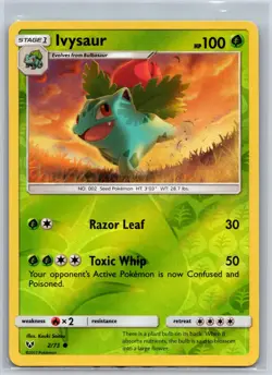 Ivysaur 2/73 Common Shining Legends Pokemon Near Mint - Image 1