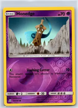 Honedge 93/236 Common Unified Minds Pokemon Reverse Holo NM/M 427-18 - Image 1