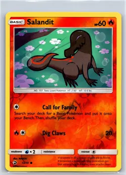 Salandit 13/70 Common Dragon Majesty Pokemon Reverse Holo NM/M 528b-27 - Image 1