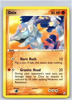 Onix 69/109 Common Team Rocket Returns Pokemon NM/M 604-16 - Image 1