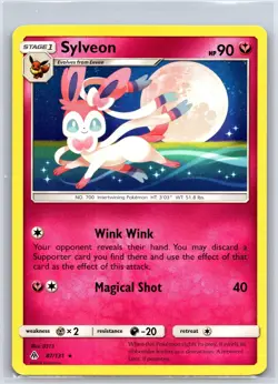 Sylveon 87/131 Rare Forbidden Light Pokemon NM/M 618c-2 - Image 1