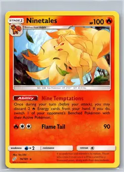 Ninetales 16/181 Rare Team Up Pokemon NM/M 619d-6 - Image 1