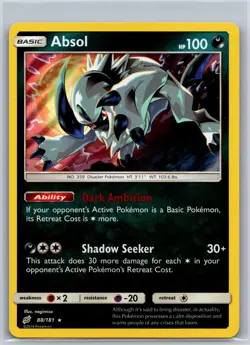 Absol 88/181 Holo Rare Team Up Pokemon NM/M 619d-24 - Image 1