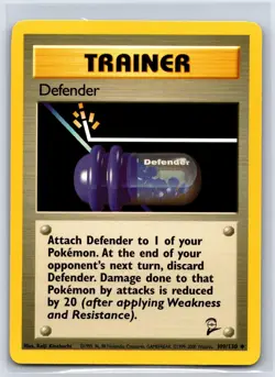 Defender 109/130 Uncommon Base Set 2 Pokemon NM/M 610c-49 - Image 1