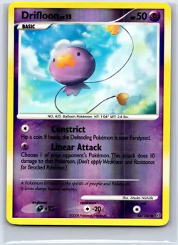Drifloon 58/100 Common Stormfront Pokemon NM/M 609b-40 - Image 1