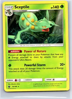 Sceptile 10/168 Rare Celestial Storm Pokemon NM/M 618c-32 - Image 1
